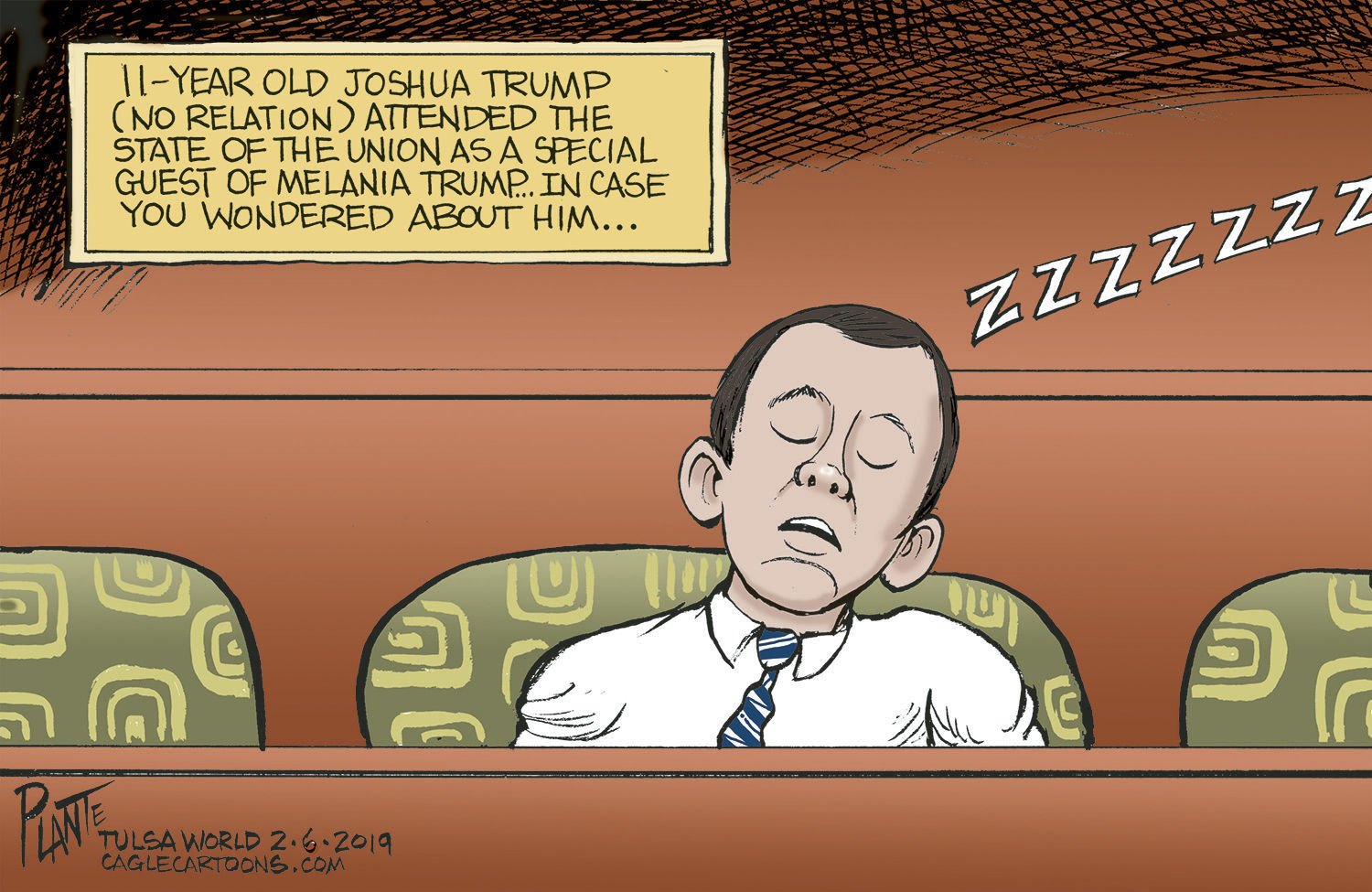 Bruce Plante Cartoon: The State of the Union 2019